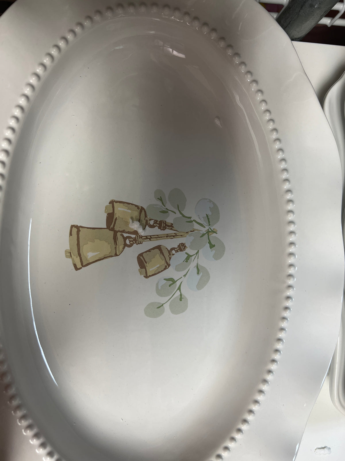 Christmas bells platter