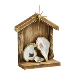 Driftwood Oyster Nativity