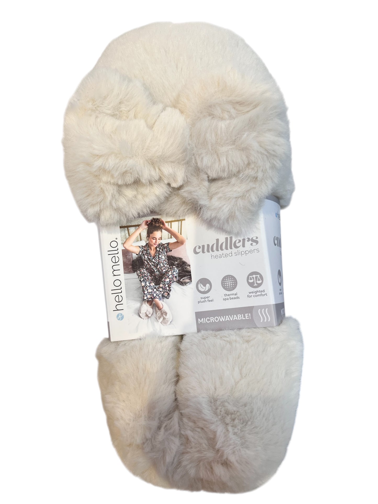 Hello Mello Cuddlers Heated Slippers