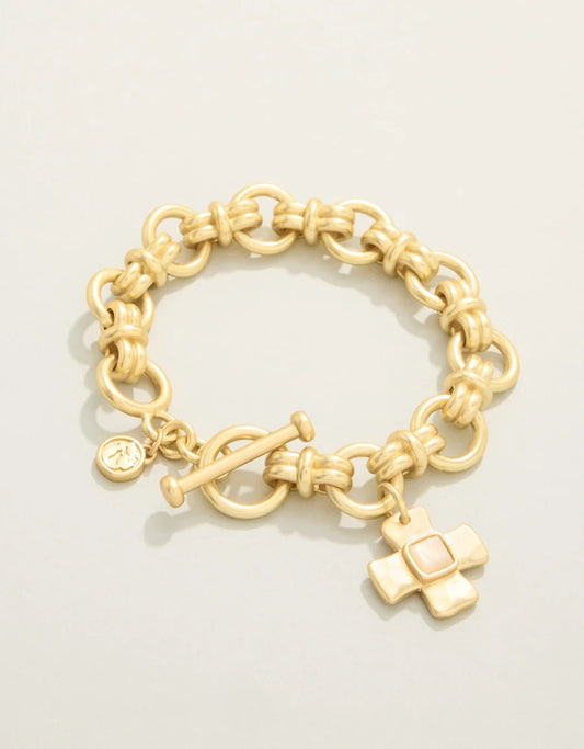 Affirmation toggle bracelet