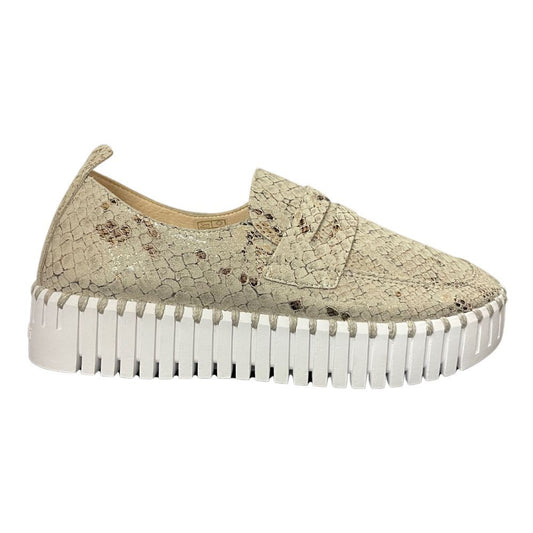 Snake Print Tulip Shoe