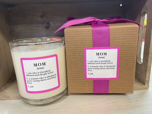 Mom Candle