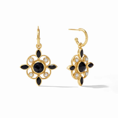 Julie Vos Monaco Hoop and Charm Earring