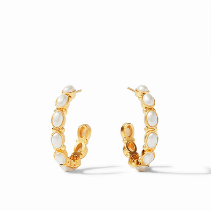 Mykonos Hoop Pearl