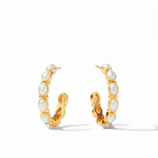 Mykonos Hoop Pearl