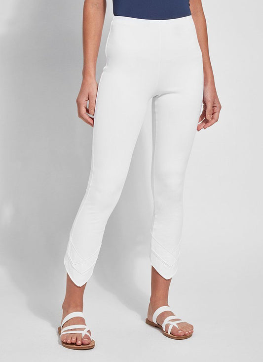 Malibu Crop Legging  White